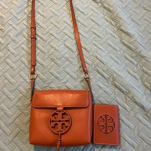 Tory Burch Satchel and wallet